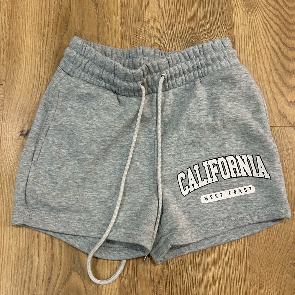California West Coast Gray Athletic Shorts